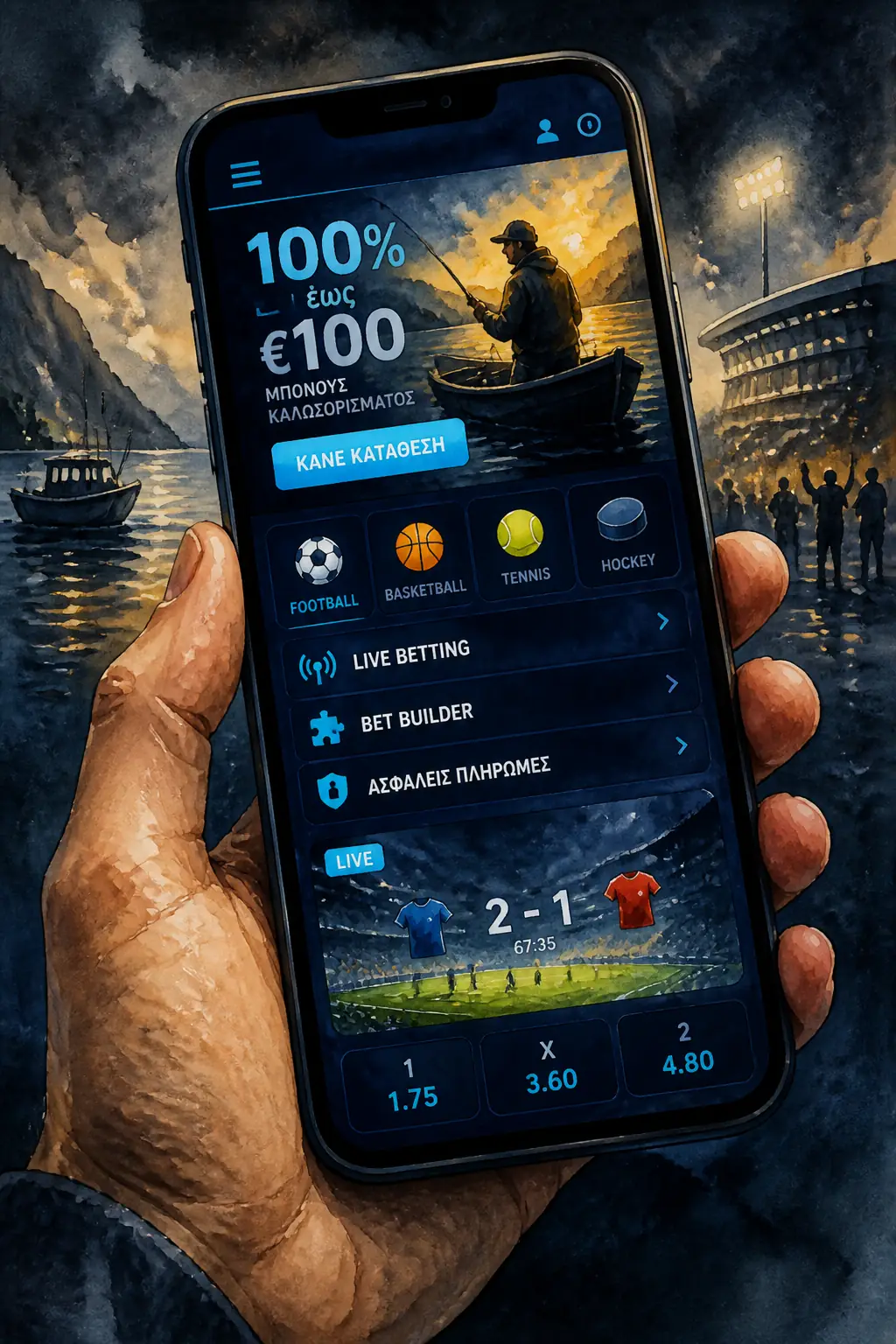 BassBet Sport – Στοιχήματα, Live Betting & Μπόνους visual guide for BassBet Casino